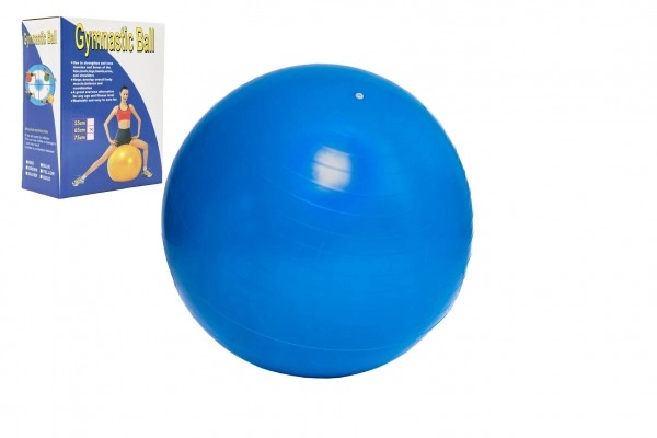 Levně Gymnastický míč relaxační 65cm v krabici červená