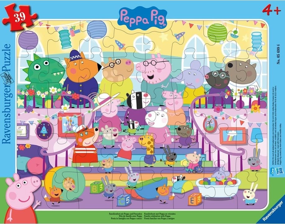 Ravensburger 056996 Prasátko Peppa 39 dílků