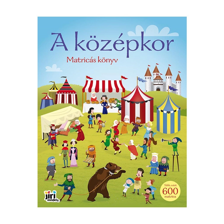 velká samolepková knížka středověk – maďarská verze