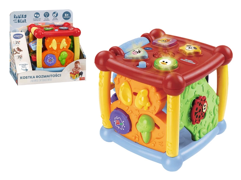 Interaktivní kostka Babies & The Bear