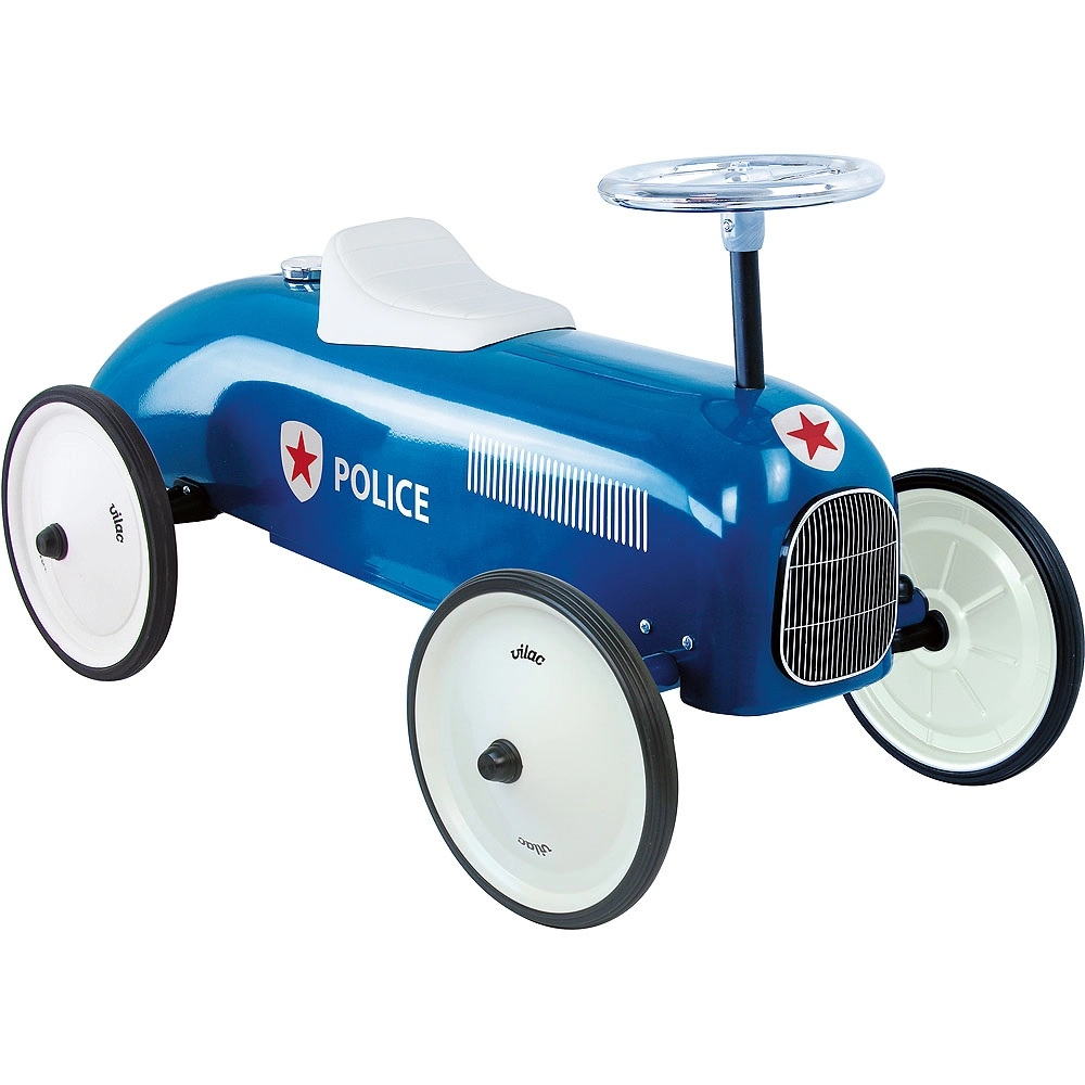 Levně Vilac Vintage kovové odrážedlo ve stylu policejního auta