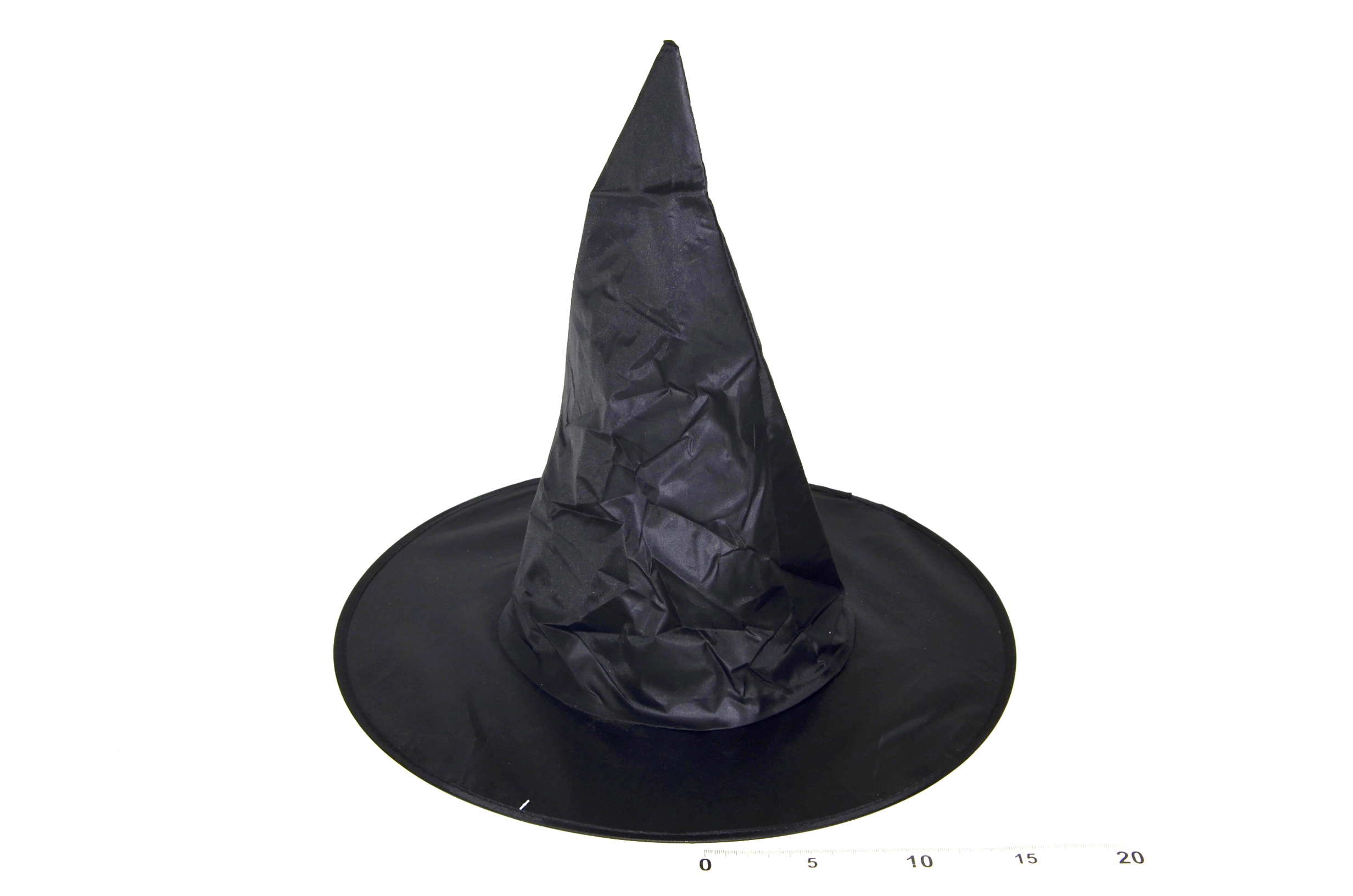 Levně Wiky Klobouk čarodějnický černý 32 cm