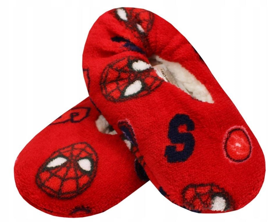 Dětské fleecové bačkory Spider-Man – Velikost: 25-26