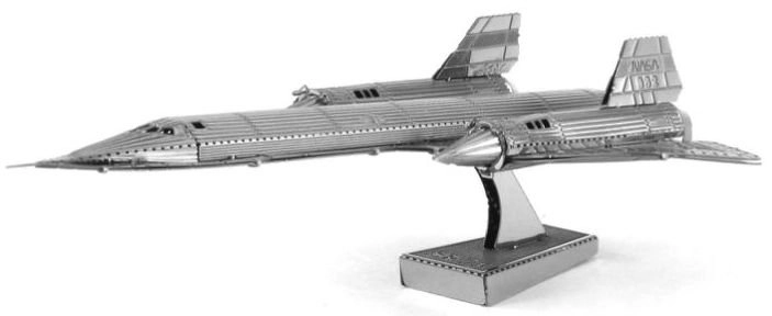 Metal Earth 3D puzzle Lockheed SR‑71 Blackbird