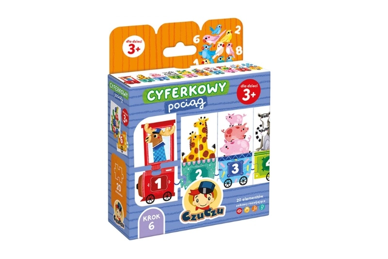 CzuCzu cyferkový vláček – puzzle na počítání do 10