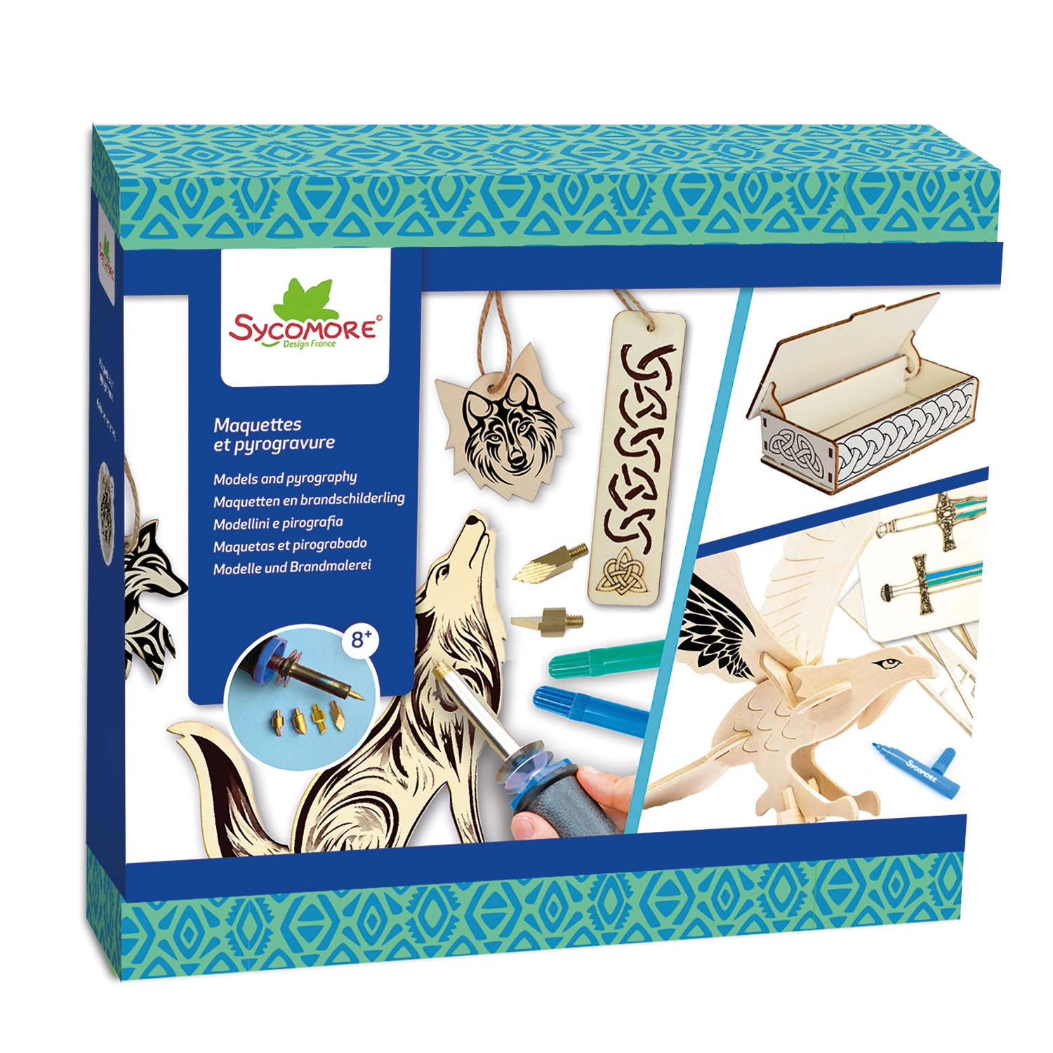 Levně Lovely box – pyrografie keltské ornamenty