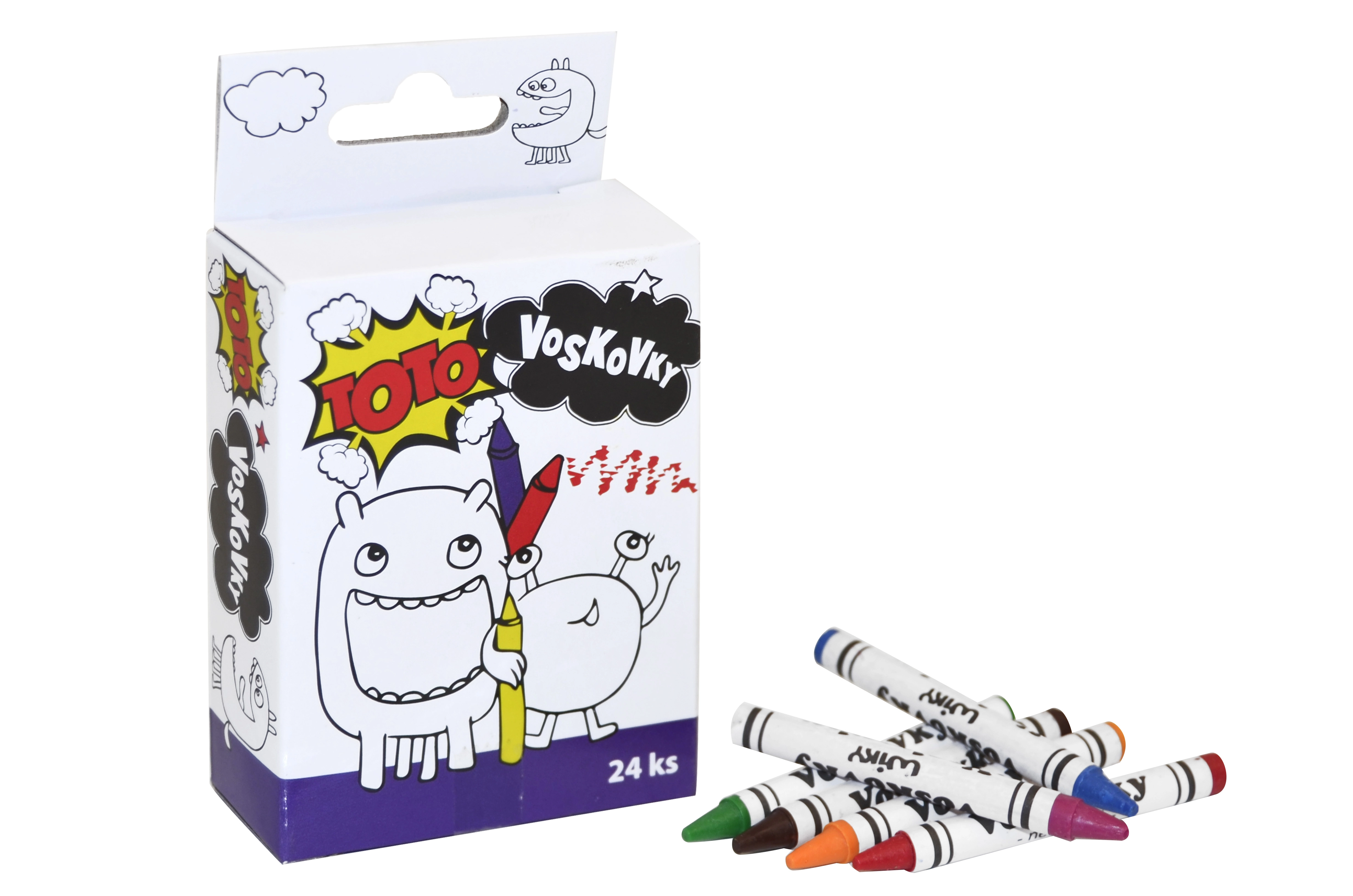 Voskovky TOTO 24ks 7.5cm