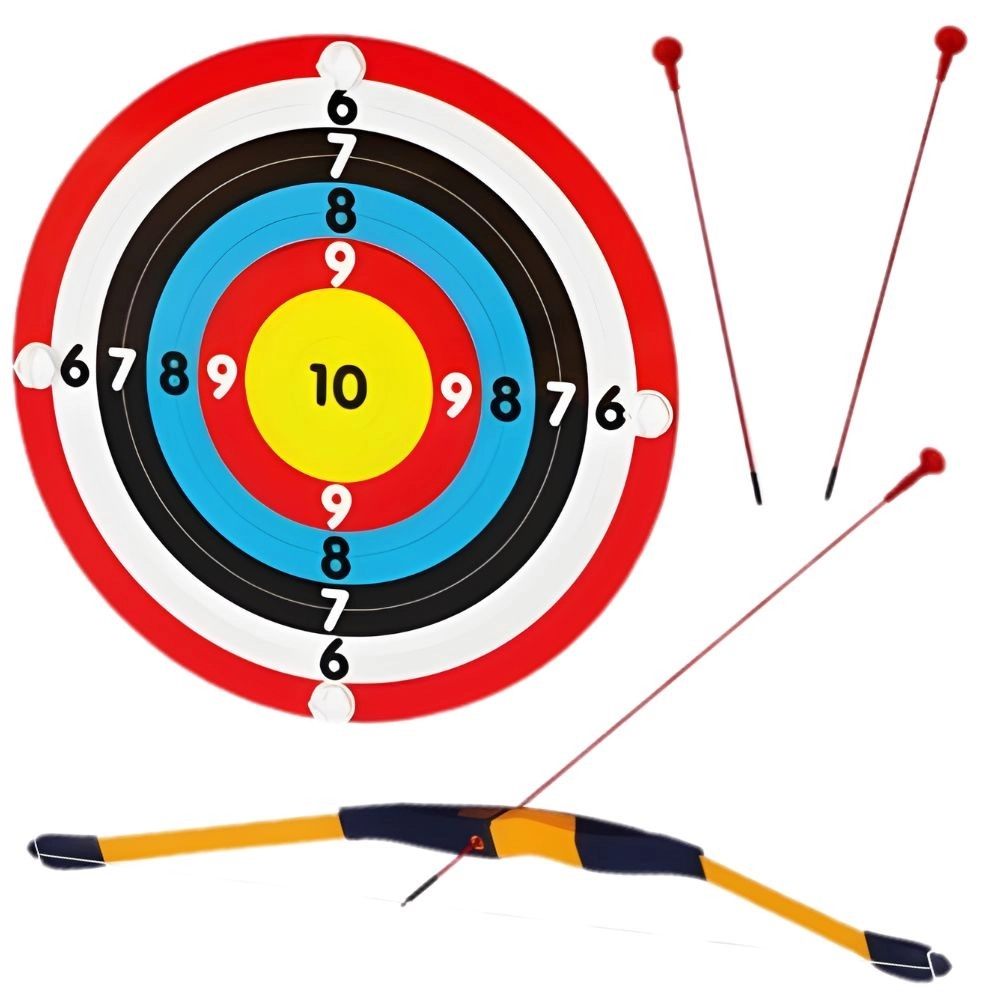 Masterkidz dětská lukostřelecká sada s terčem a přísavkovými šípy pro STEM tabuli