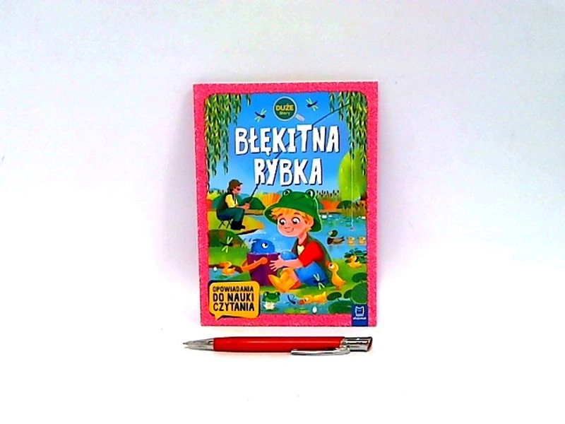 Błękitna rybka – velká písmena, nácvik čtení