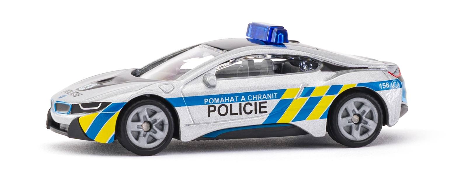 Levně SIKU – policejní vůz BMW i8 LCI česká verze