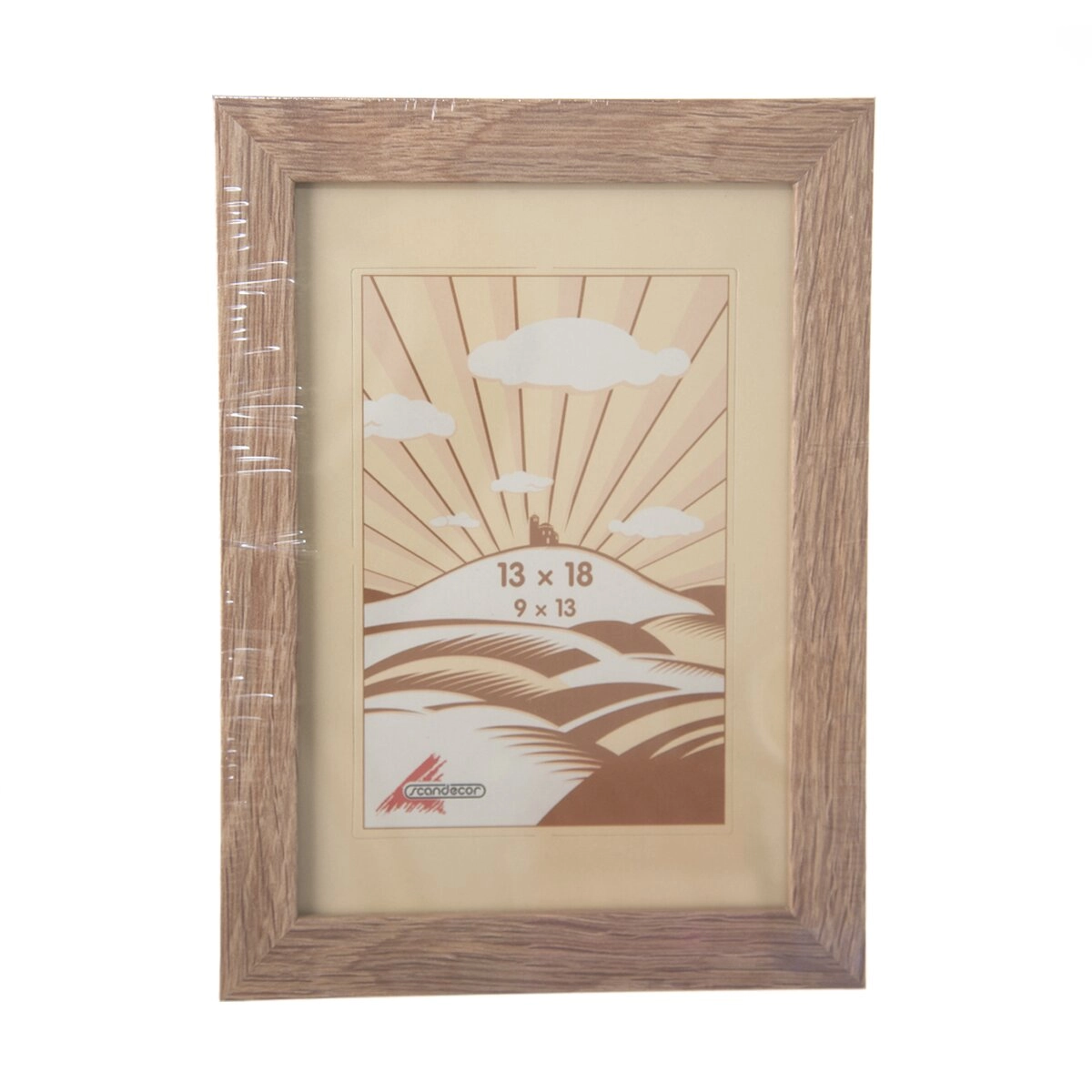 Fotorámeček MDF 13x18 cm světle hnědý