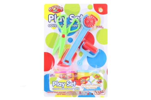 Modelovací sada pro děti s rádélkem, nůžkami a válečkem