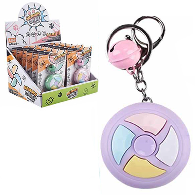 Přívěsek na klíče – paměťová zvuková hra s rolničkou