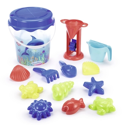 Ecoiffier vědro na písek s příslušenstvím