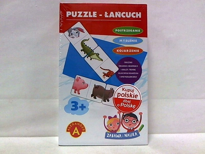 Puzzle řetěz se zvířátky