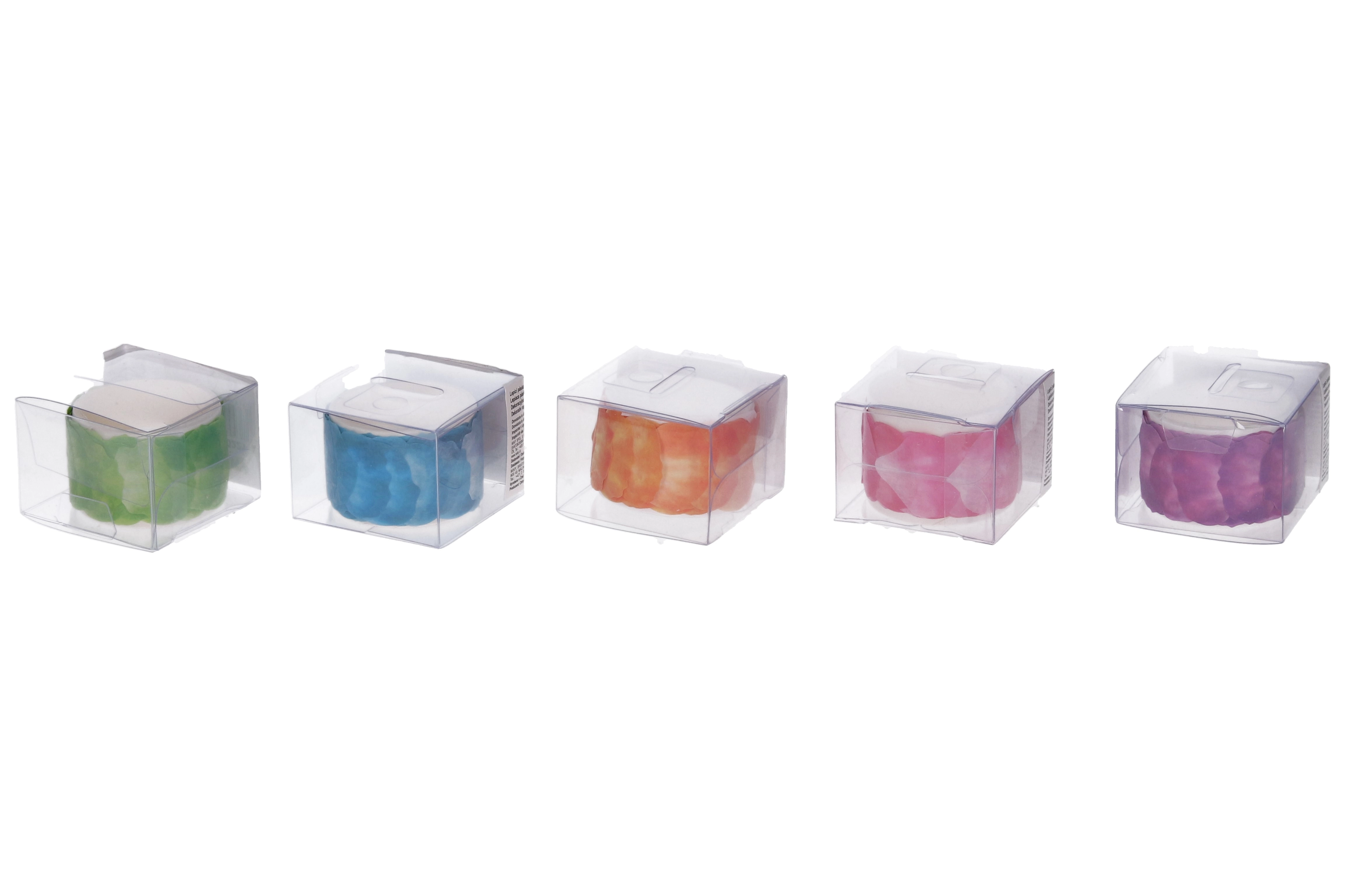 Levně Koh-i-Noor Dekorativní lepicí páska 2,5 x 2,5 cm Květina mix barev