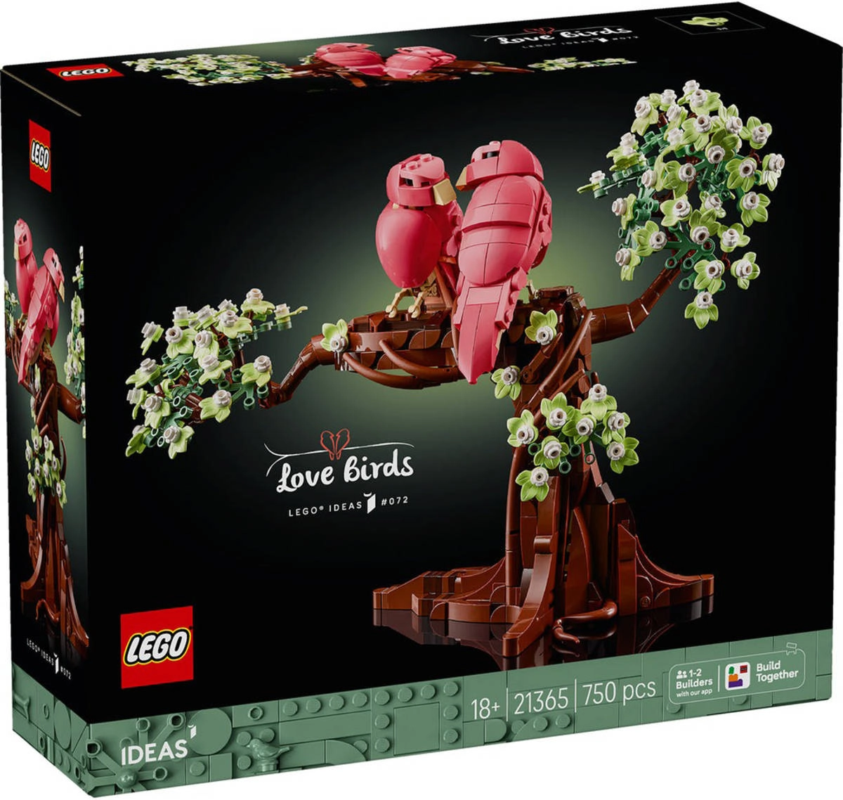 Lego® ideas 21365 zamilovaní ptáčci