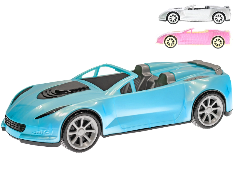 Plastový kabriolet pro děti 39 cm s volnoběhem