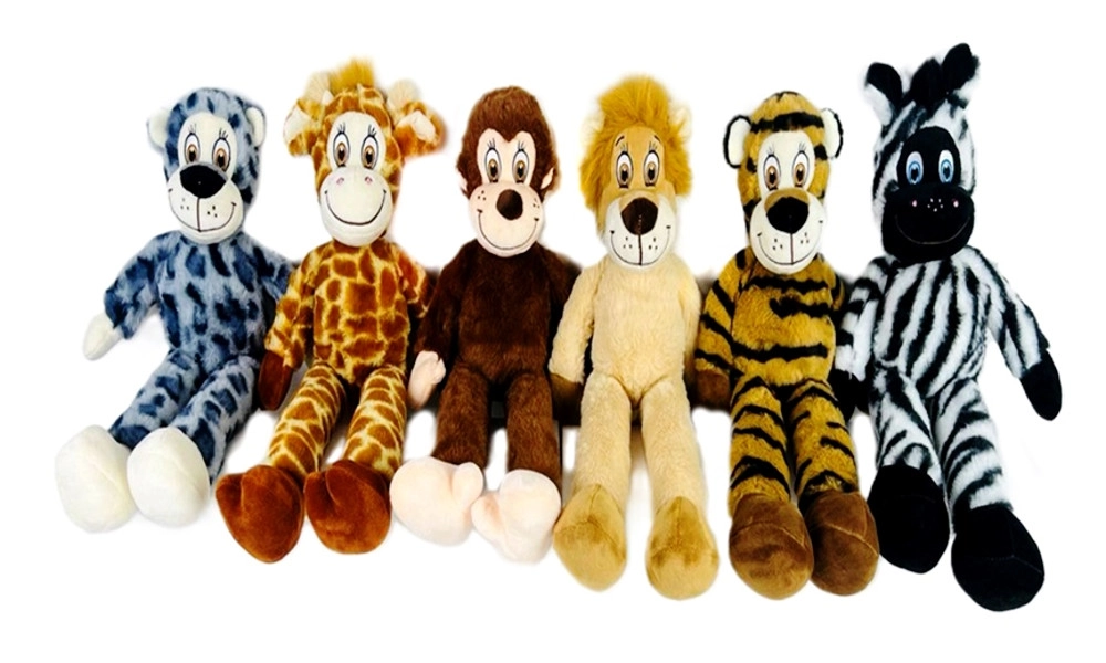 Plyšová zvířata z džungle 55 cm