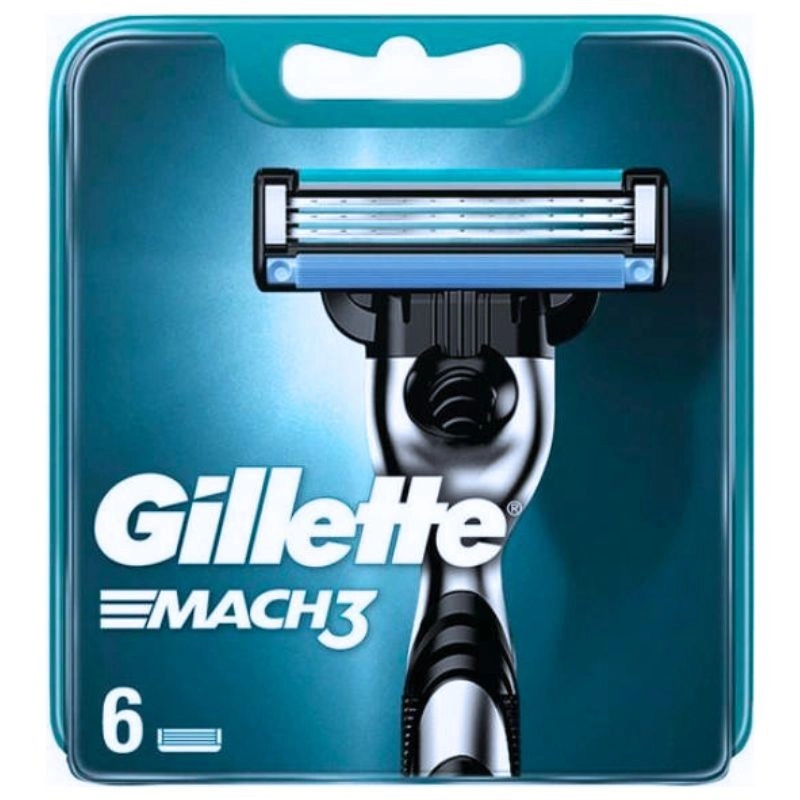 Gillette mach3 náhradní hlavice 6 ks