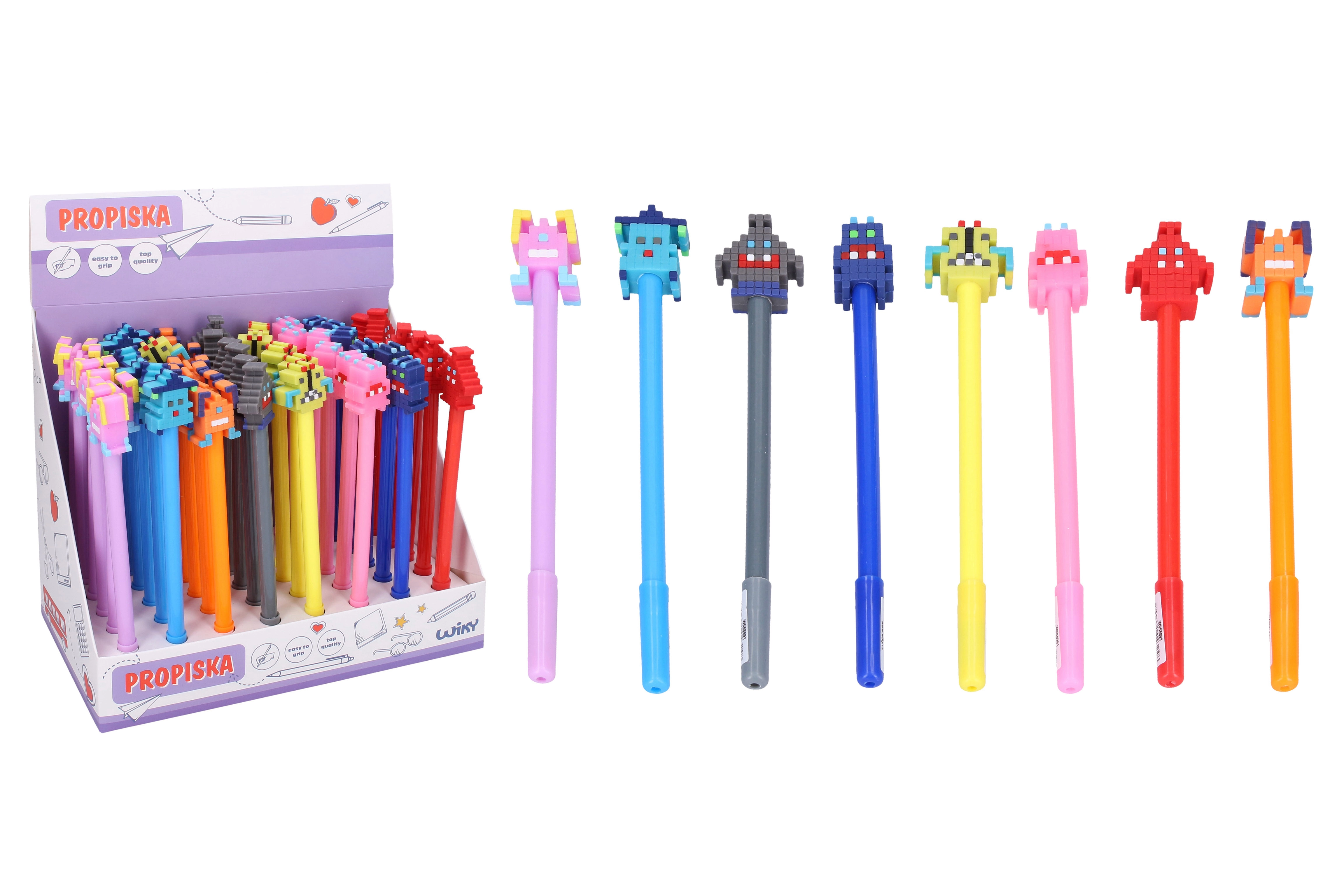 Pero s ozdobou Příšera, modrá náplň