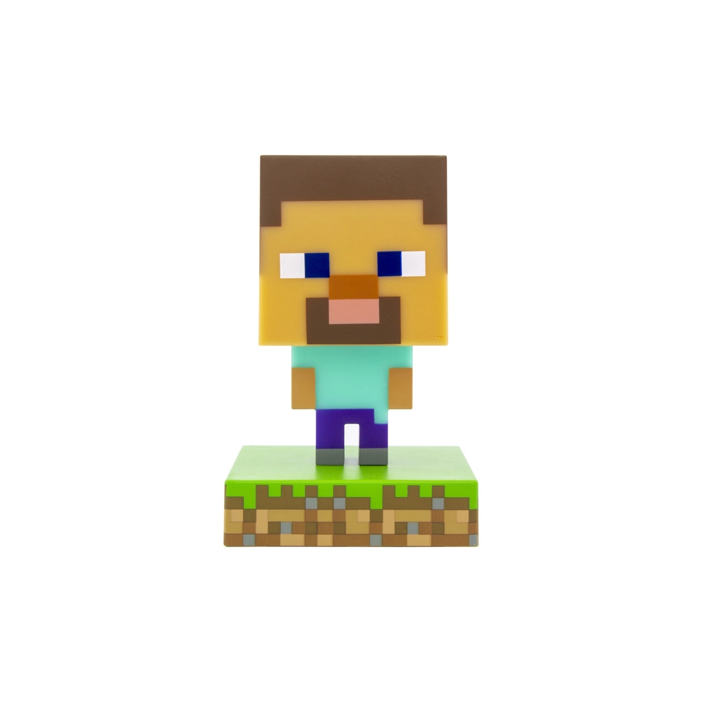 Dekorativní lampa inspirovaná hrou Minecraft – Steve