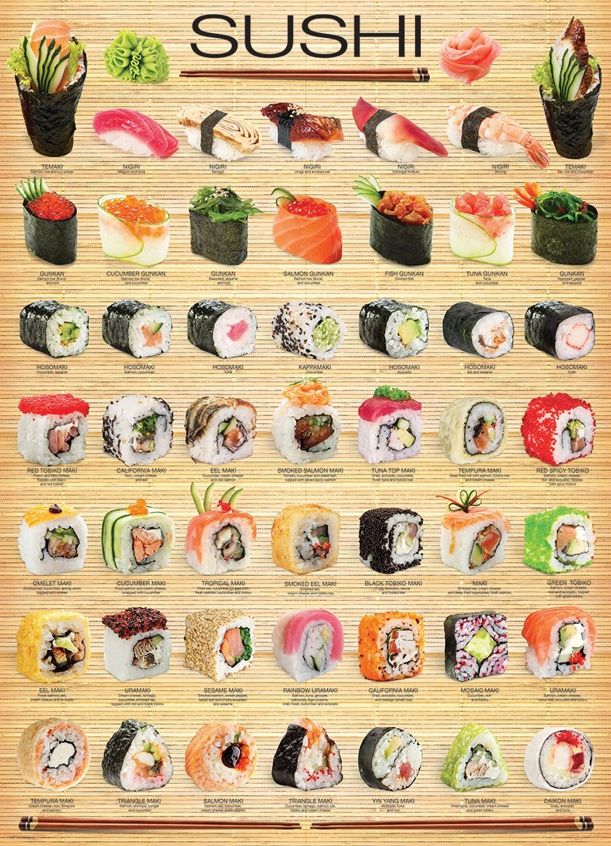 EUROGRAPHICS Puzzle Sushi 1000 dílků