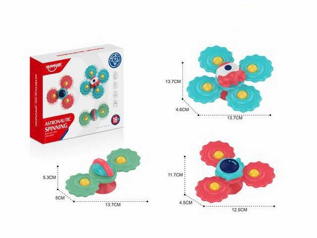 Sada dětských chrastítek se spinnery Astro, 3 ks
