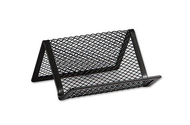 Kovový stojánek na vizitky CONCORDE, černý CONCORDE