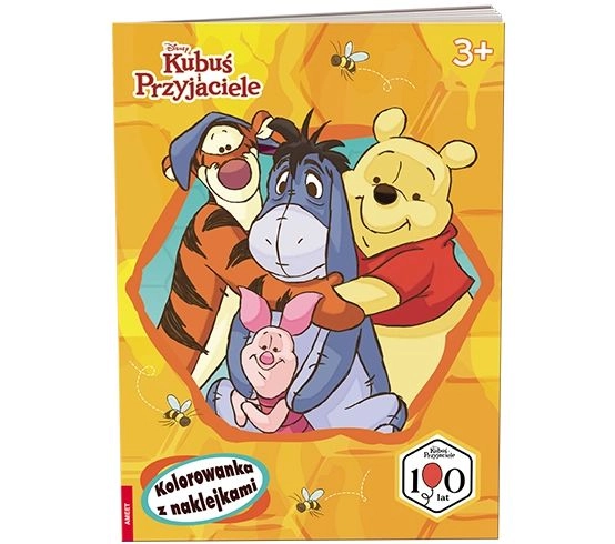 Disney Medvídek Pú a přátelé – omalovánky se samolepkami
