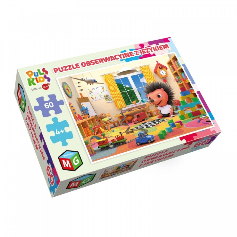 60dílné pozorovací puzzle s ježkem