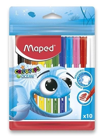 Levně Maped fixy Color'Peps Ocean 10 ks