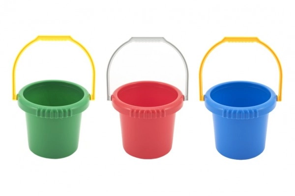 Teddies Kbelík plast průměr 16cm výška 14cm asst 4 barvy