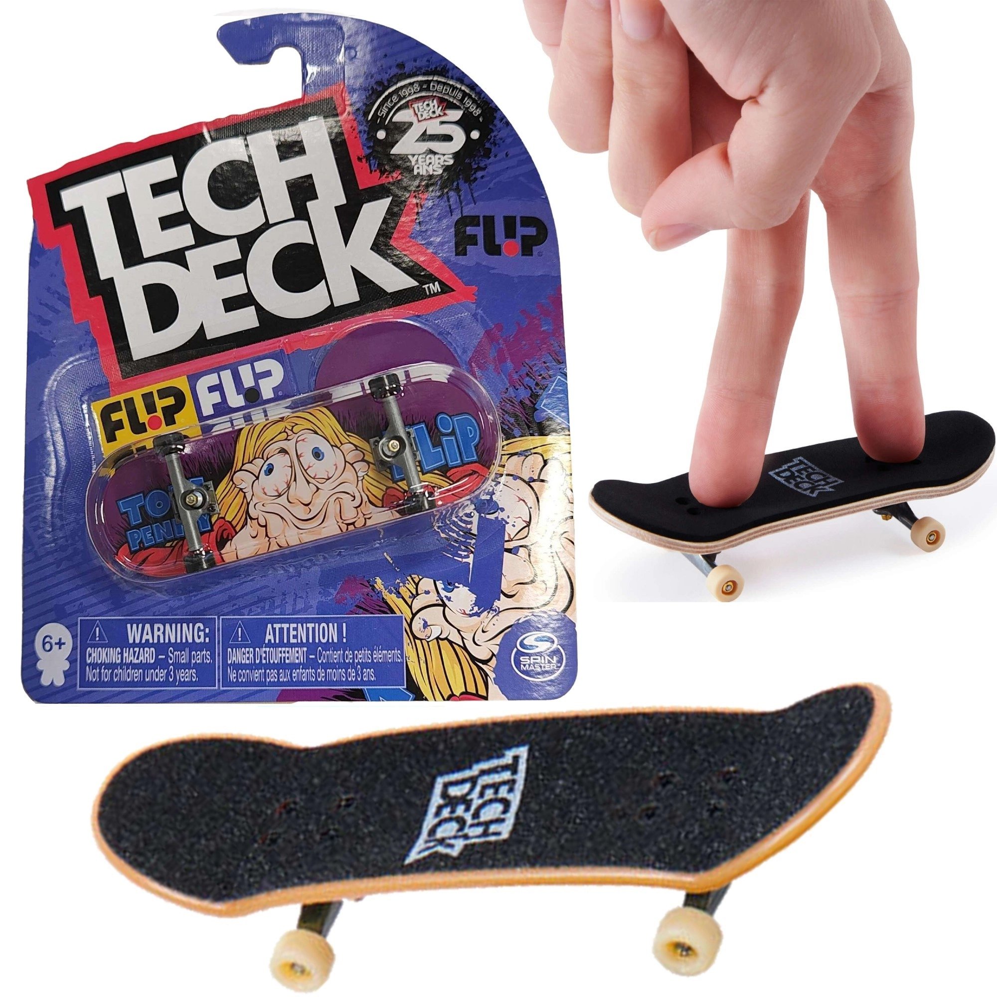 Tech Deck fingerboard FLIP Tom Penny s nálepkami