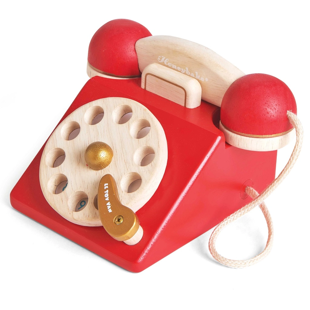 Levně Dřevěný retro telefon LE TOY VAN