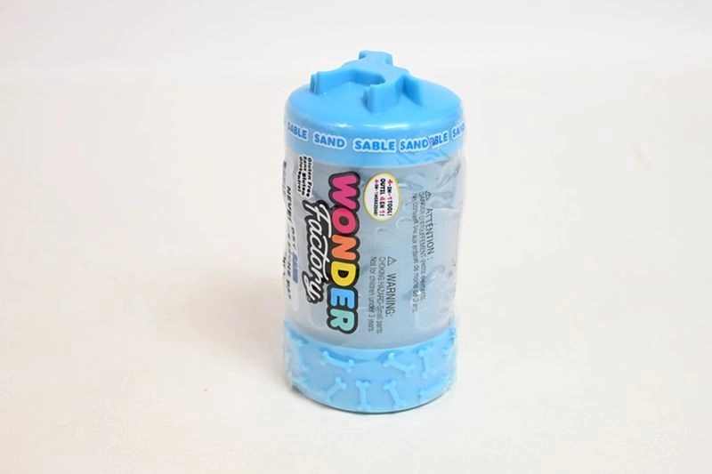 Wonder Factory nikdy nevysychající písek – modrý set s válečkem 4v1