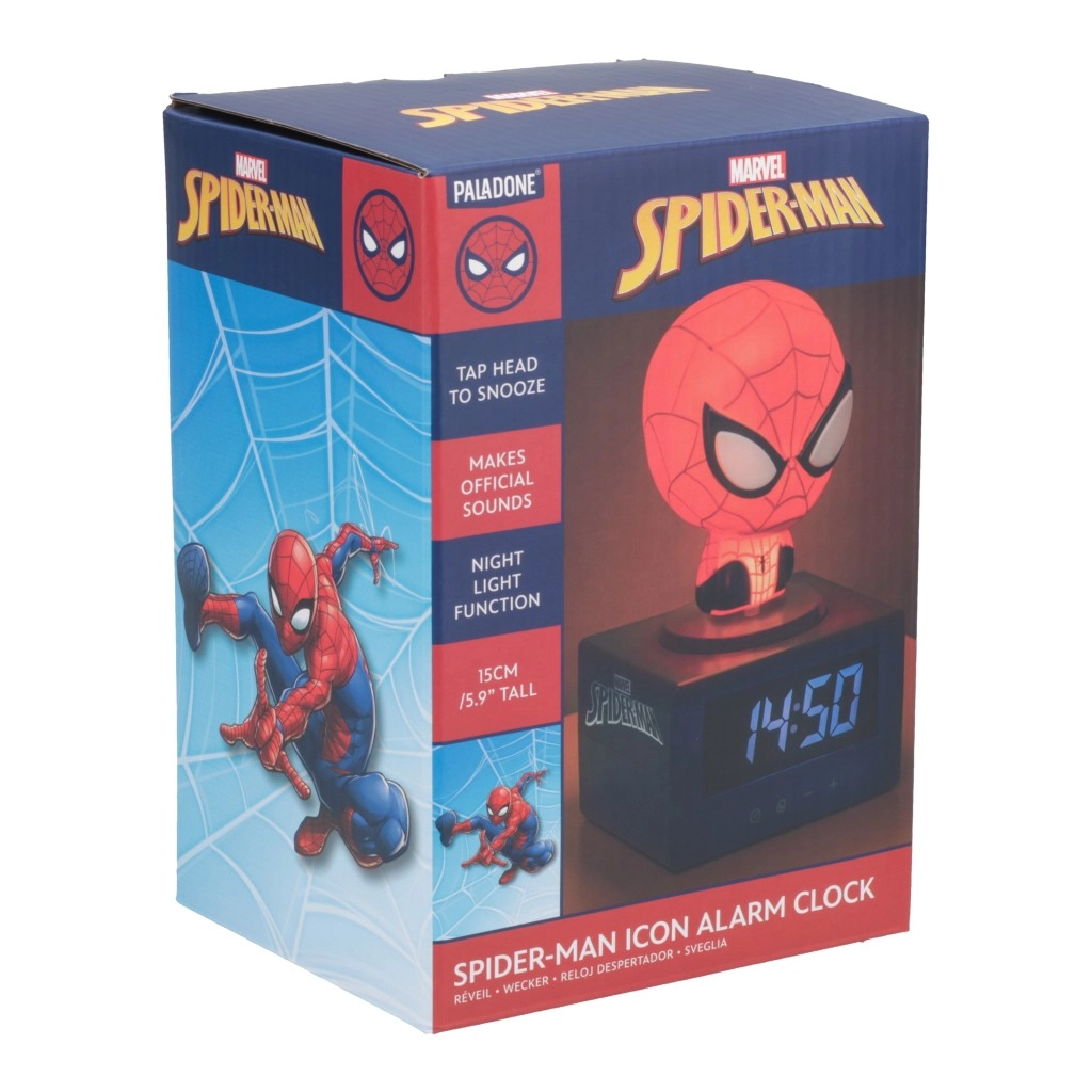 Marvel Spider-Man ikonový budík s nočním světlem