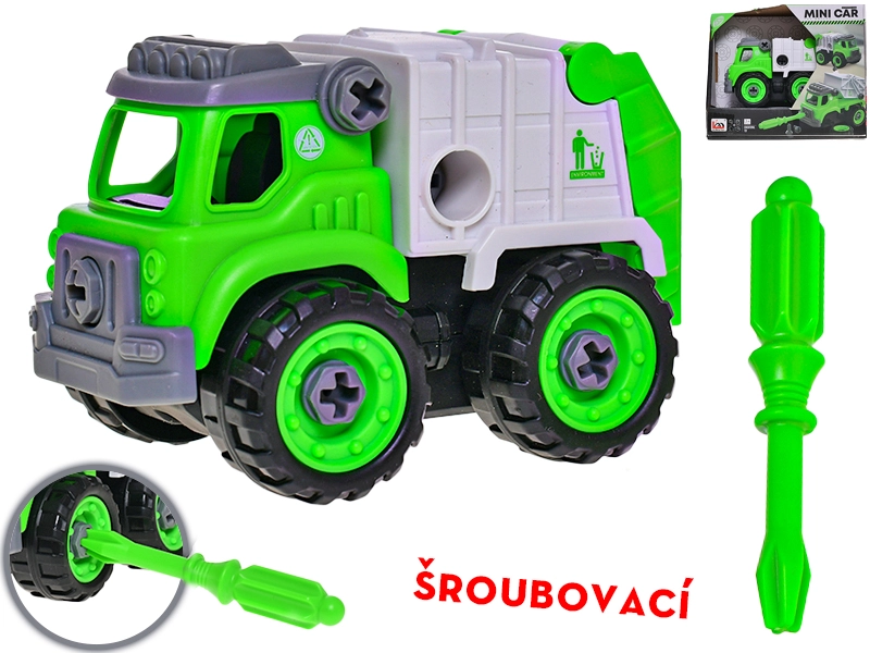 Šroubovací popelářské auto 12,5 cm