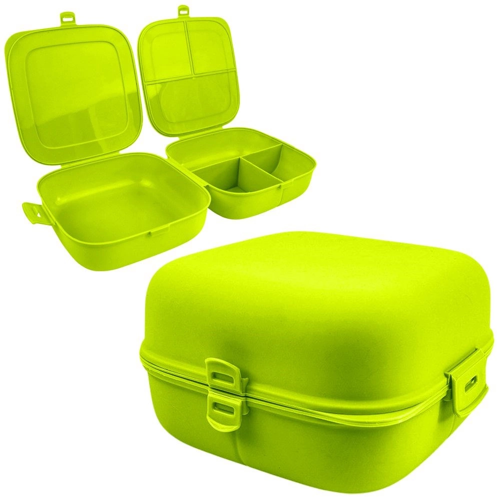 Vilde zelený dělený lunchbox 2×700 ml