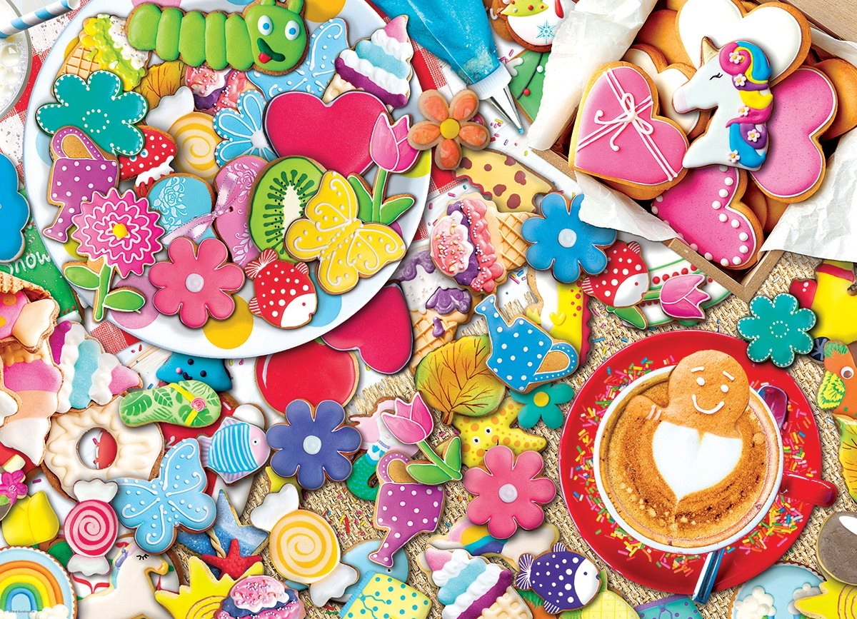 EUROGRAPHICS Puzzle Sušenková oslava 1000 dílků
