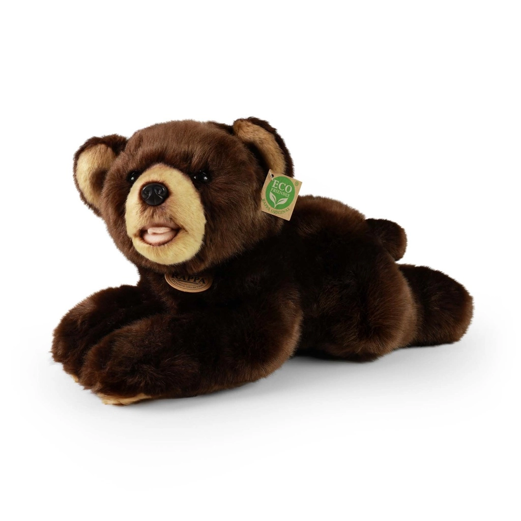 Eco- Friendly Medvěd hnědý ležící 32 cm