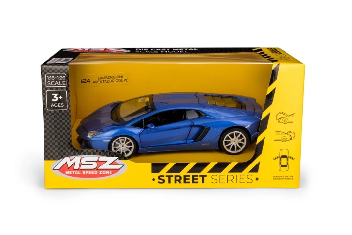 MSZ Lamborghini Aventador Coupé v měřítku 1:24 modré