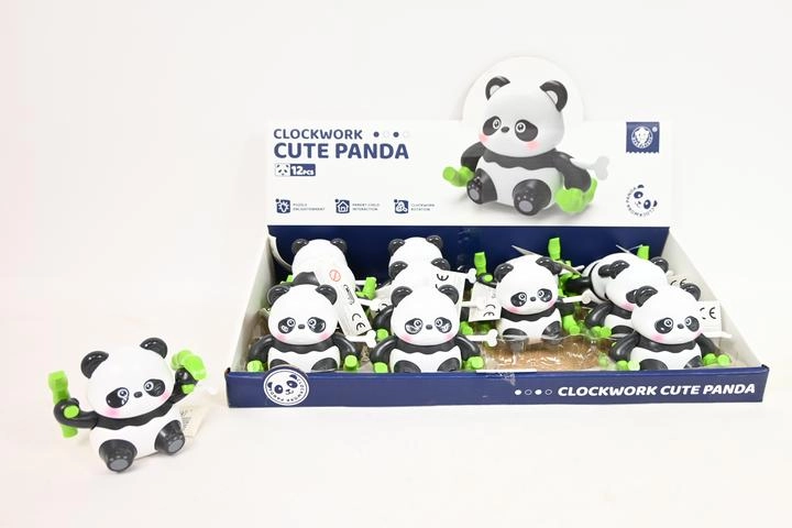 Natahovací panda – mechanické zvířátko (12 ks v displeji)
