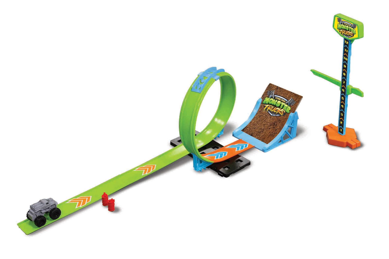 Levně Maisto Cyber Racers set, Play set Micro Monster Truck Show