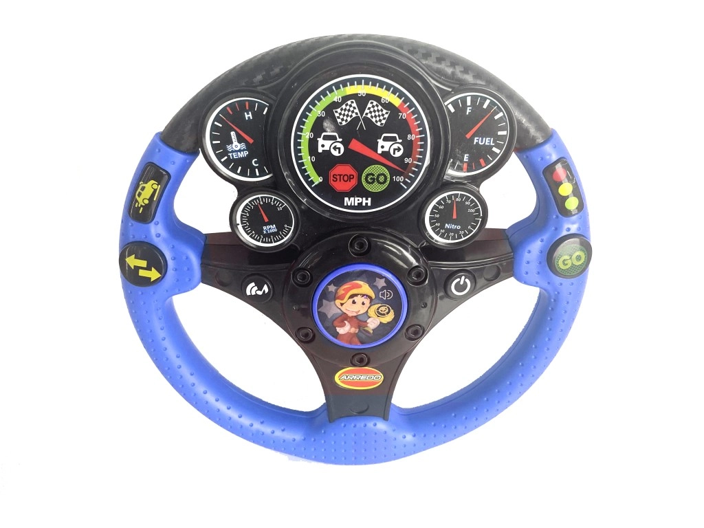 Levně Alltoys Dětský volant se zvuky a písníčkami