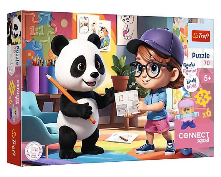Puzzle Connect Amy 70 dílků