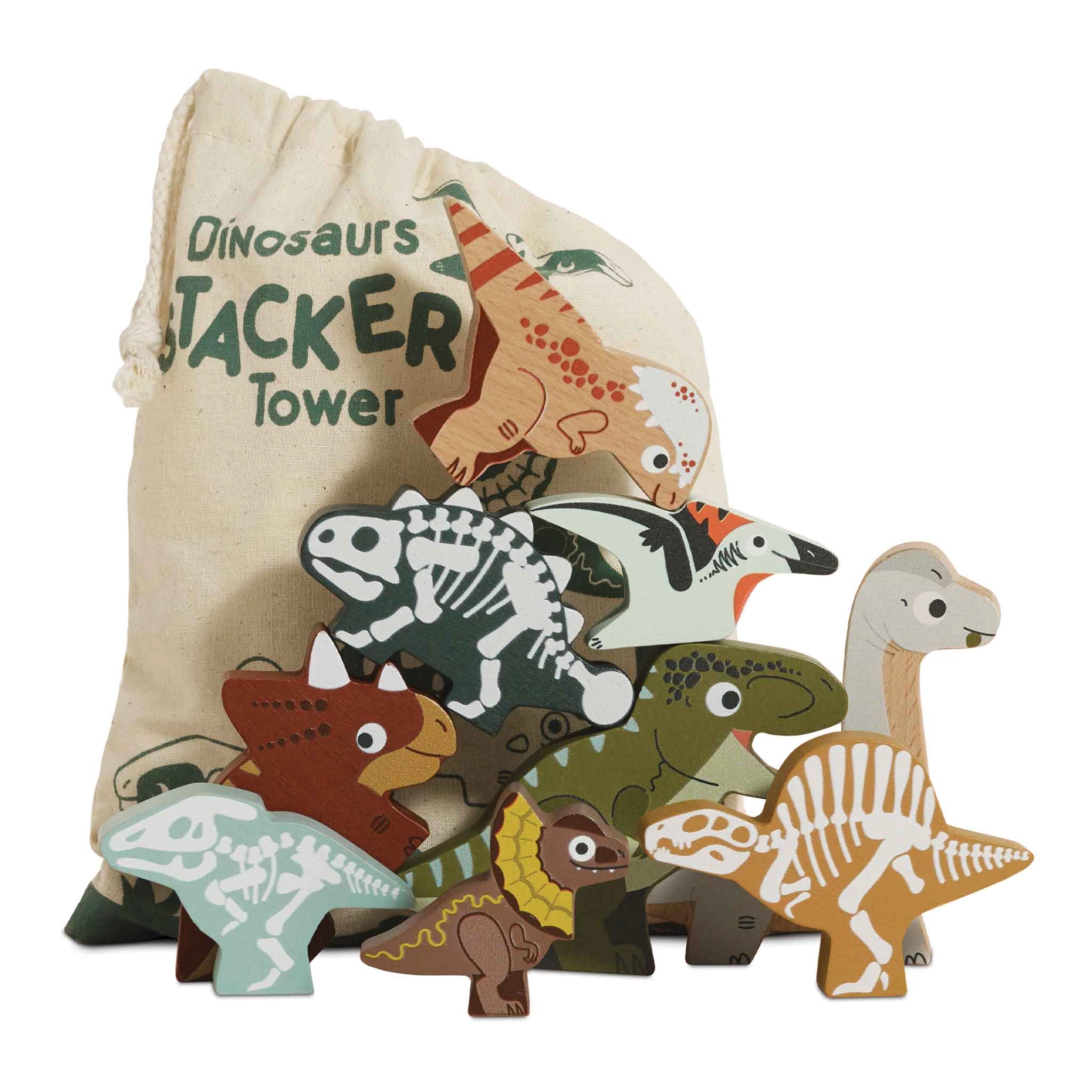 Le Toy Van skládací věž Dinosauři