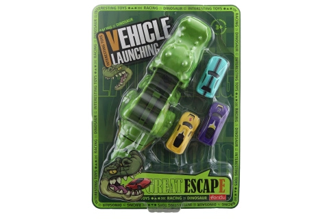 Krokodýlí vystřelovací dráha s autíčky