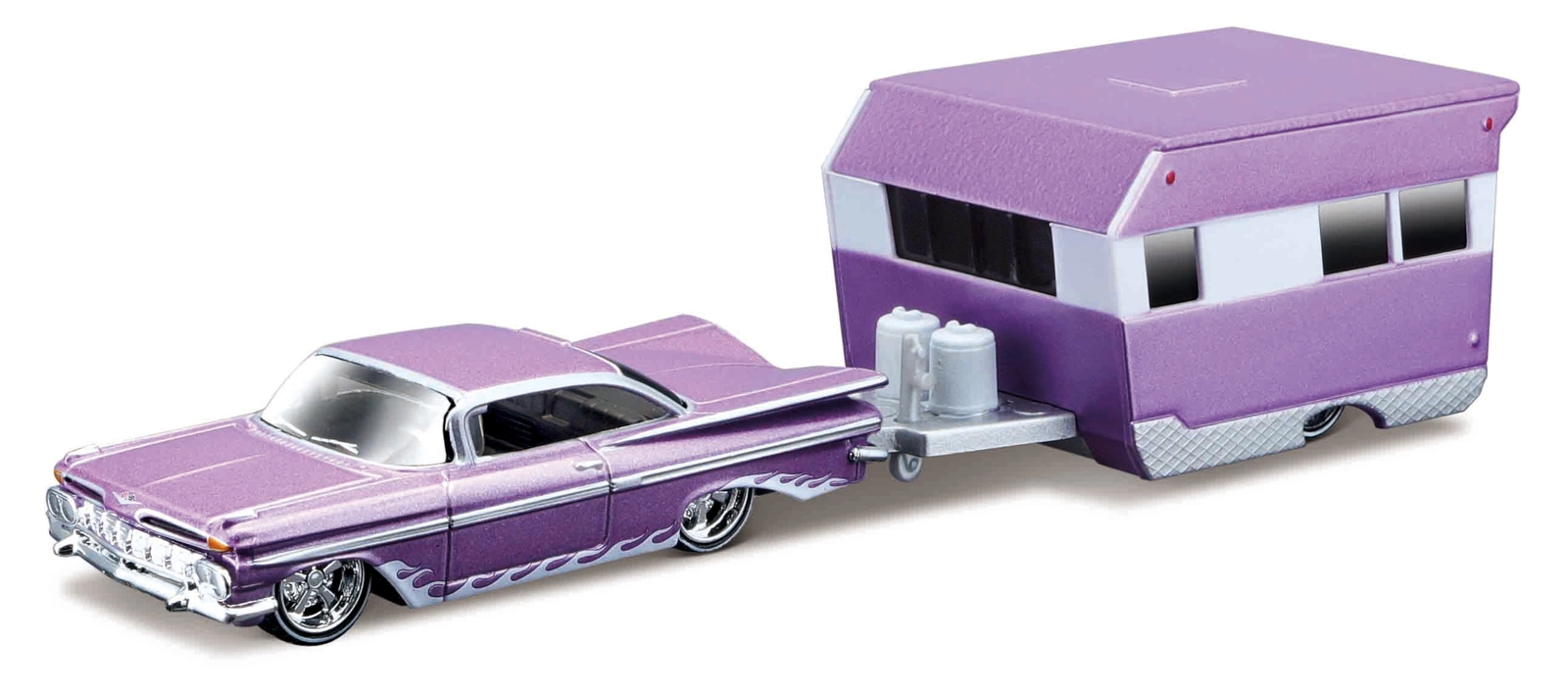 Levně Maisto Design Tow & Go1959 Chevrolet Impala Alameda Trailer1:64