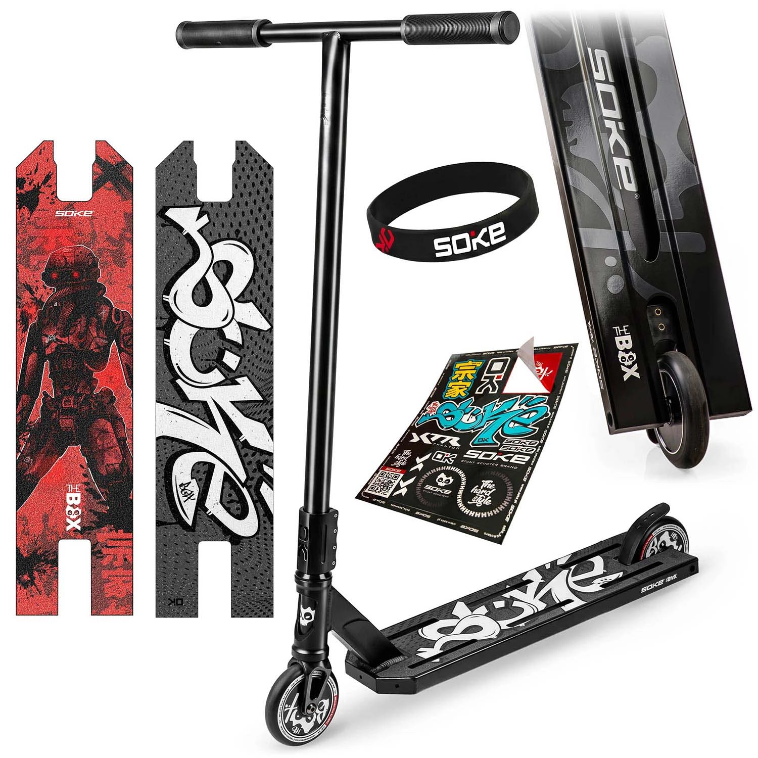 Soke BOX freestyle koloběžka černá
